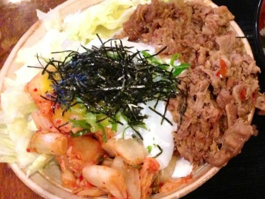 Order Niku Kimchi Don food online from Gochi Japanese Fusion Tapas store, Cupertino on bringmethat.com