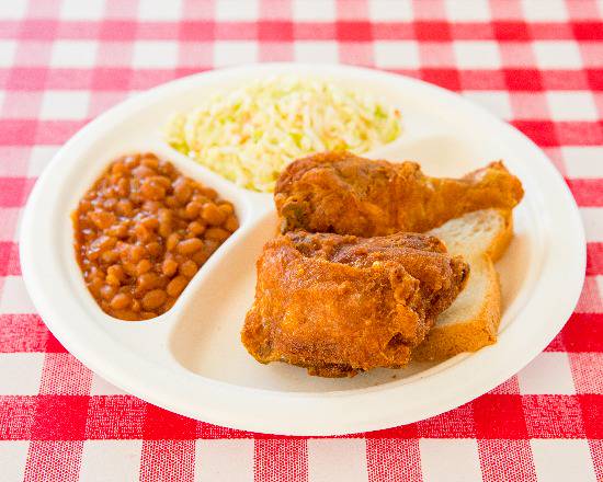 Order Two Piece Dark (Thigh and Leg) food online from Gus's World Famous Chicken Fried store, Dallas on bringmethat.com