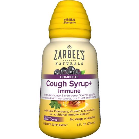 Order Zarbee's Naturals Complete Daytime Cough Syrup + Immune (8 oz) food online from Rite Aid store, EAST AURORA on bringmethat.com