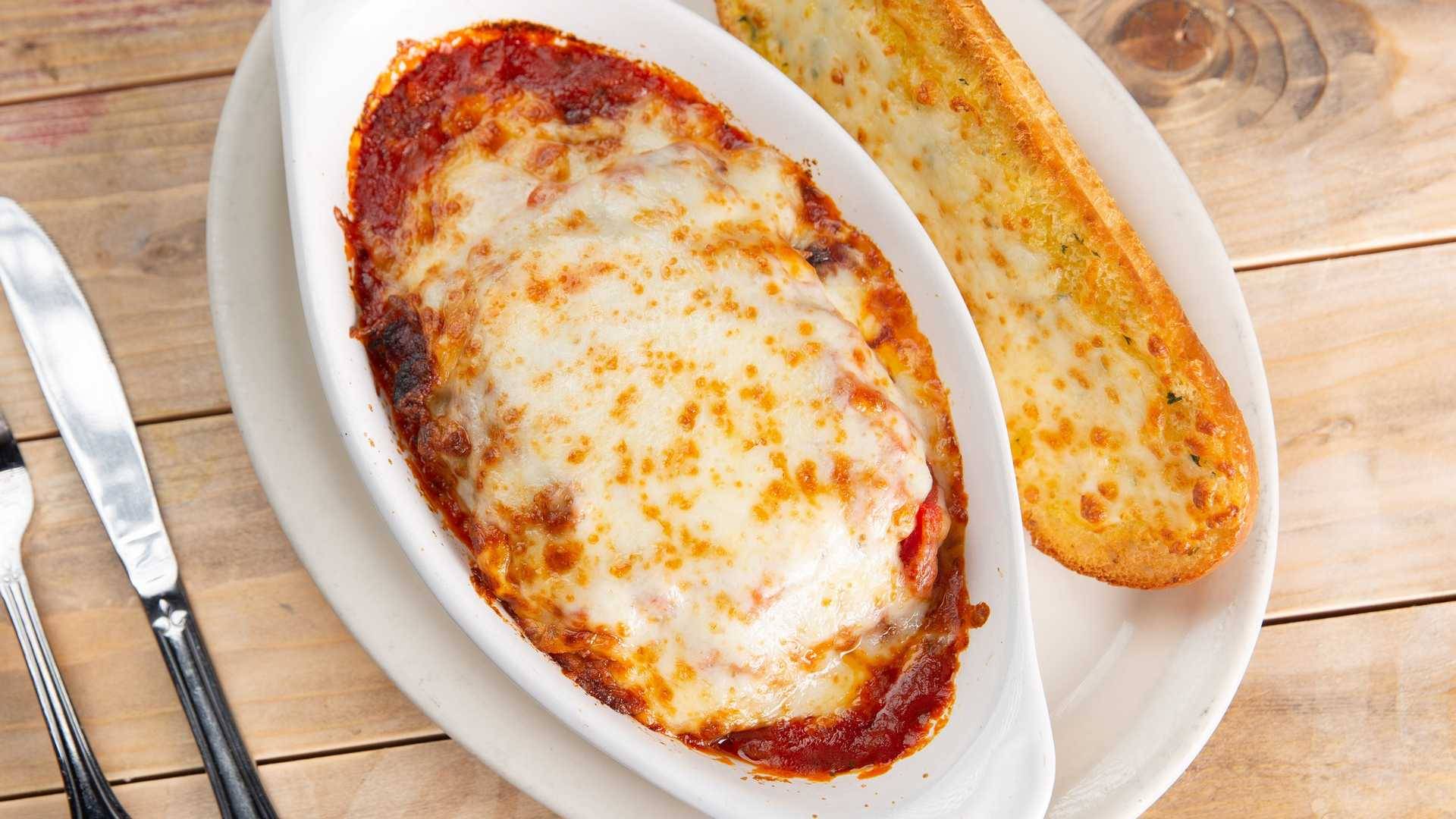 Order Lasagna food online from Palios Pizza Cafe store, Katy on bringmethat.com