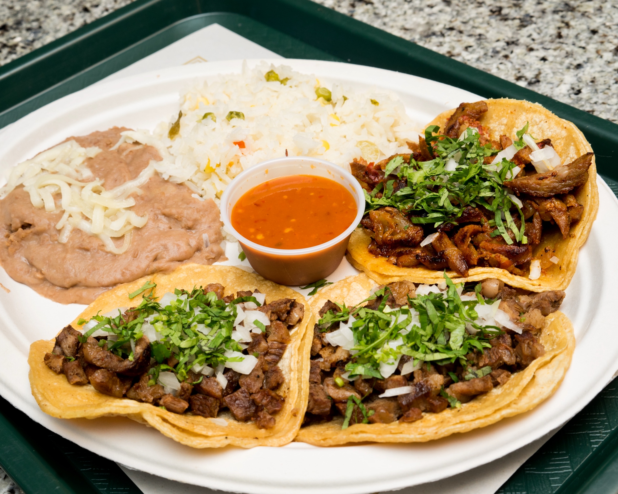 Order taco dinner food online from George's store, Chicago on bringmethat.com