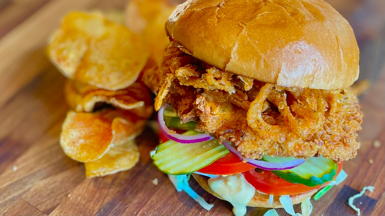 Order Southern Fried Chicken Sandwich food online from Seasons & Regions Seafood Grill store, Portland on bringmethat.com