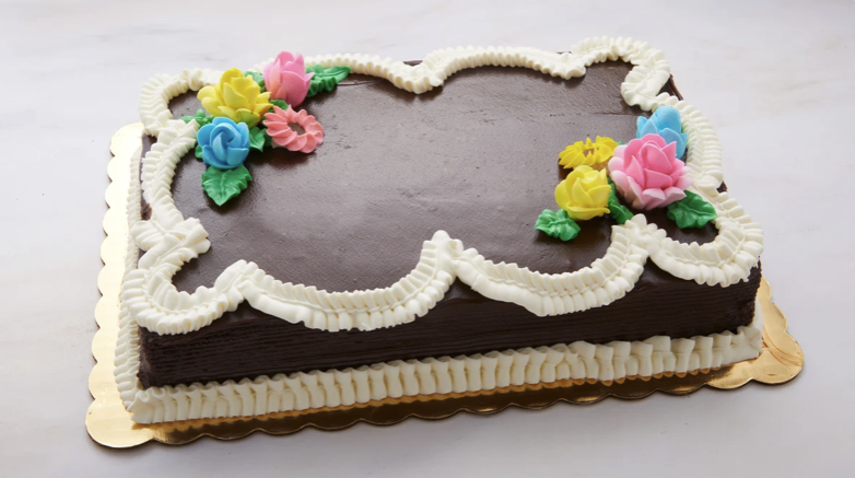 Order Chocolate Greeting Cake - ¼ sheet food online from Goldilocks store, Union City on bringmethat.com