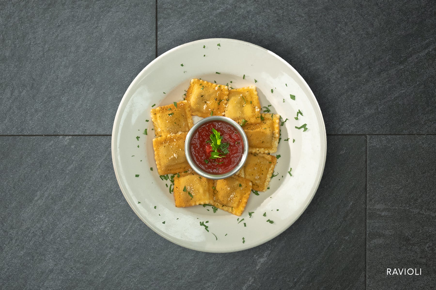 Order Cheese Ravioli - 8 Pieces food online from Zio Pizzeria - store, Omaha on bringmethat.com