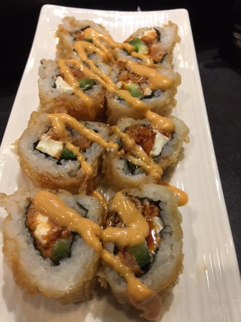 Order Spicy Tuna Crunch Roll food online from Oyshi Sushi store, Las Vegas on bringmethat.com
