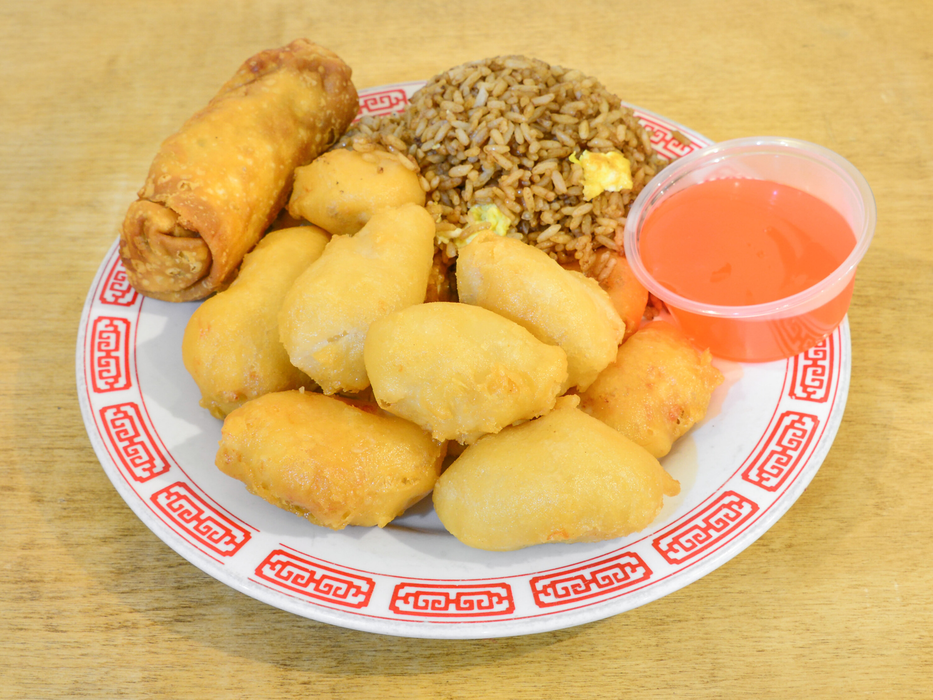 Order 10. Sweet and Sour Chicken Plate  food online from Golden Bowl store, Oak Park on bringmethat.com
