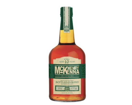 Order Henry McKenna Aged 10 Years, 750mL bourbon whiskey (50% ABV) food online from Cold Spring Liquor store, Liberty Hill on bringmethat.com