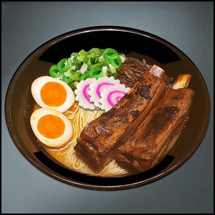 Order R2. Pork-Rib Ramen food online from Hiro Ramen store, Buena Park on bringmethat.com