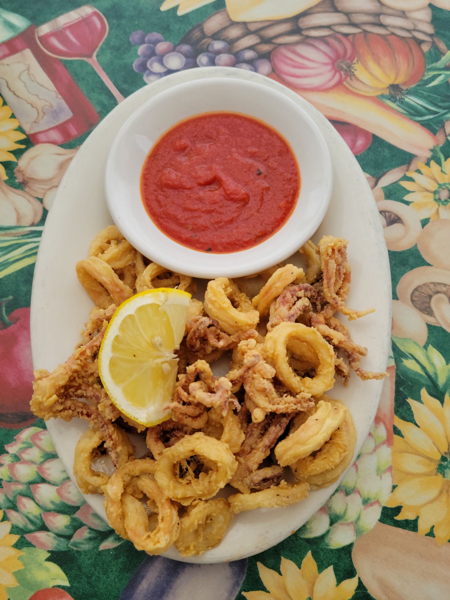 Order Calamari - Appetizers food online from Manzellas Italian Patio store, Champaign on bringmethat.com