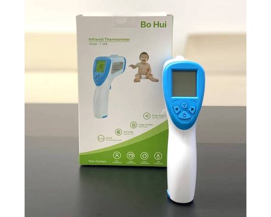 Order Bo Hui Infrared Forehead Thermometer, Household Handheld Non-Contact Body Temperature Meter food online from Temple Beauty Supply store, South Gate on bringmethat.com