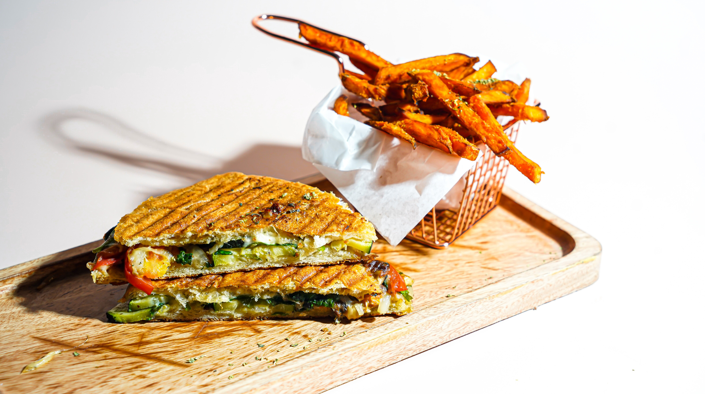 Order Vegetarian Panini food online from Oasis Cafe store, Flushing on bringmethat.com