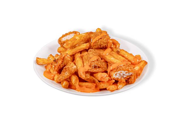 Order Signature Loaded Fries - Buffalo Chicken food online from Wawa 281 store, Zieglerville on bringmethat.com