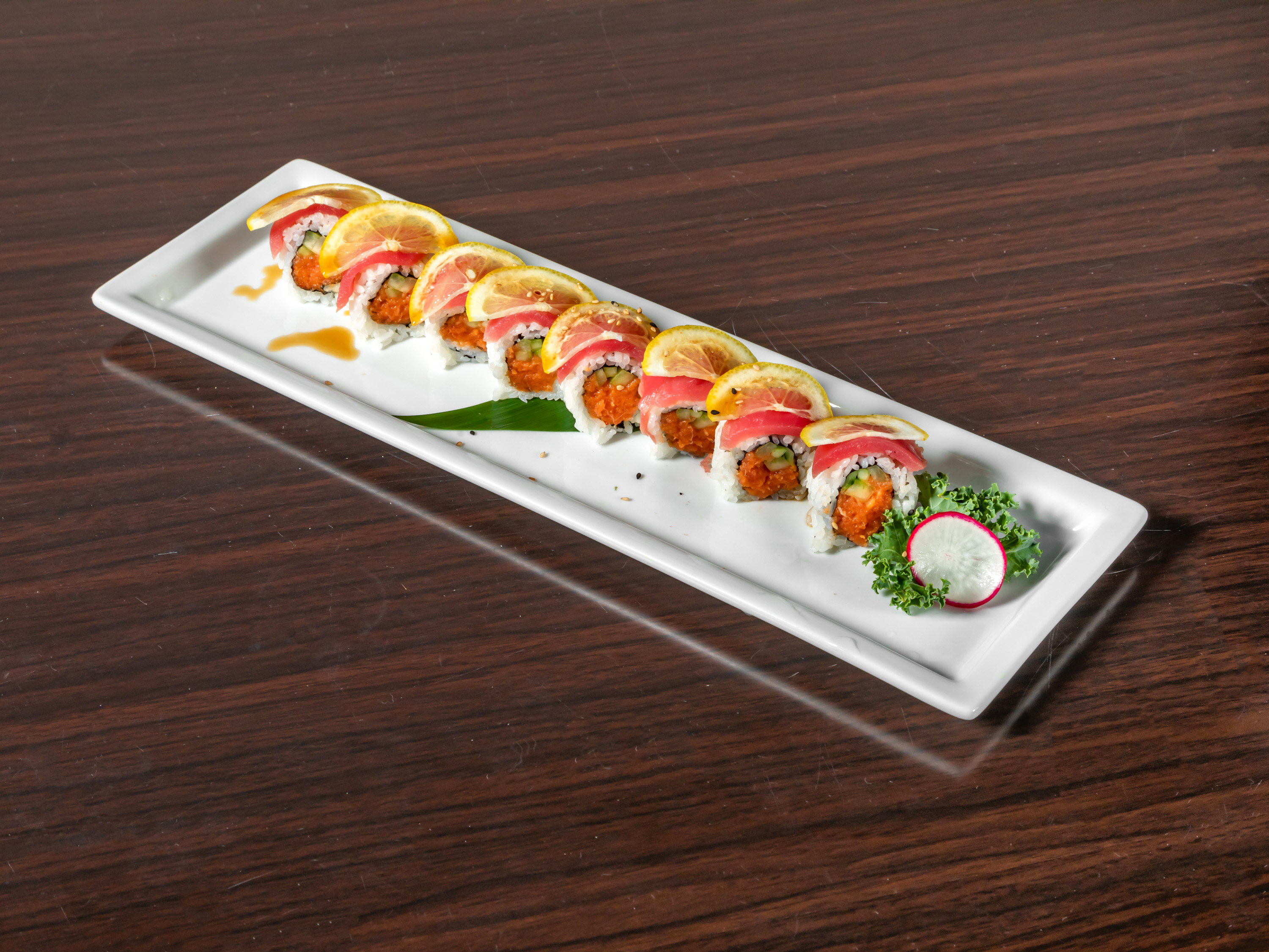 Order Tulip Roll food online from Hotto Sushi store, Orange on bringmethat.com