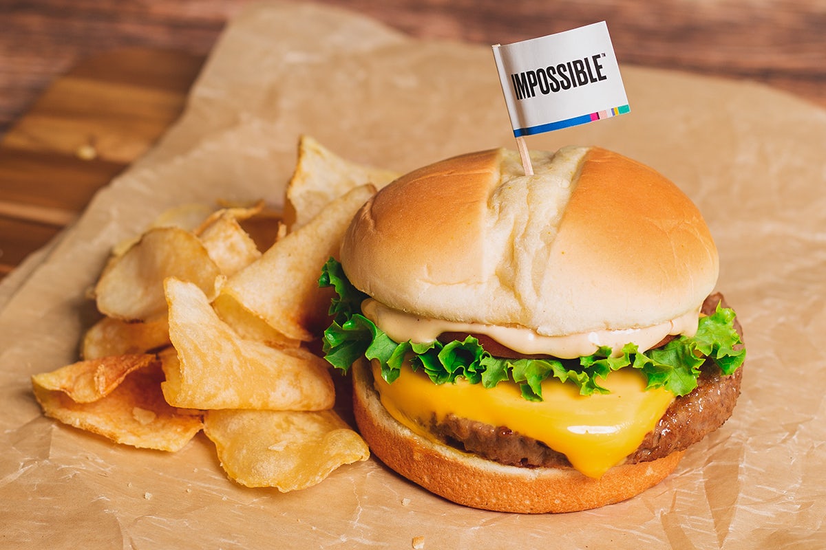 Order CRAFT YOUR OWN - IMPOSSIBLE food online from Wayback Burgers store, Bryan on bringmethat.com