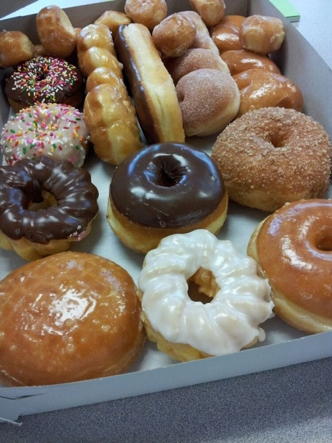 Order Assorted Baker Dozen with three fancies food online from Donut Time store, Abilene on bringmethat.com