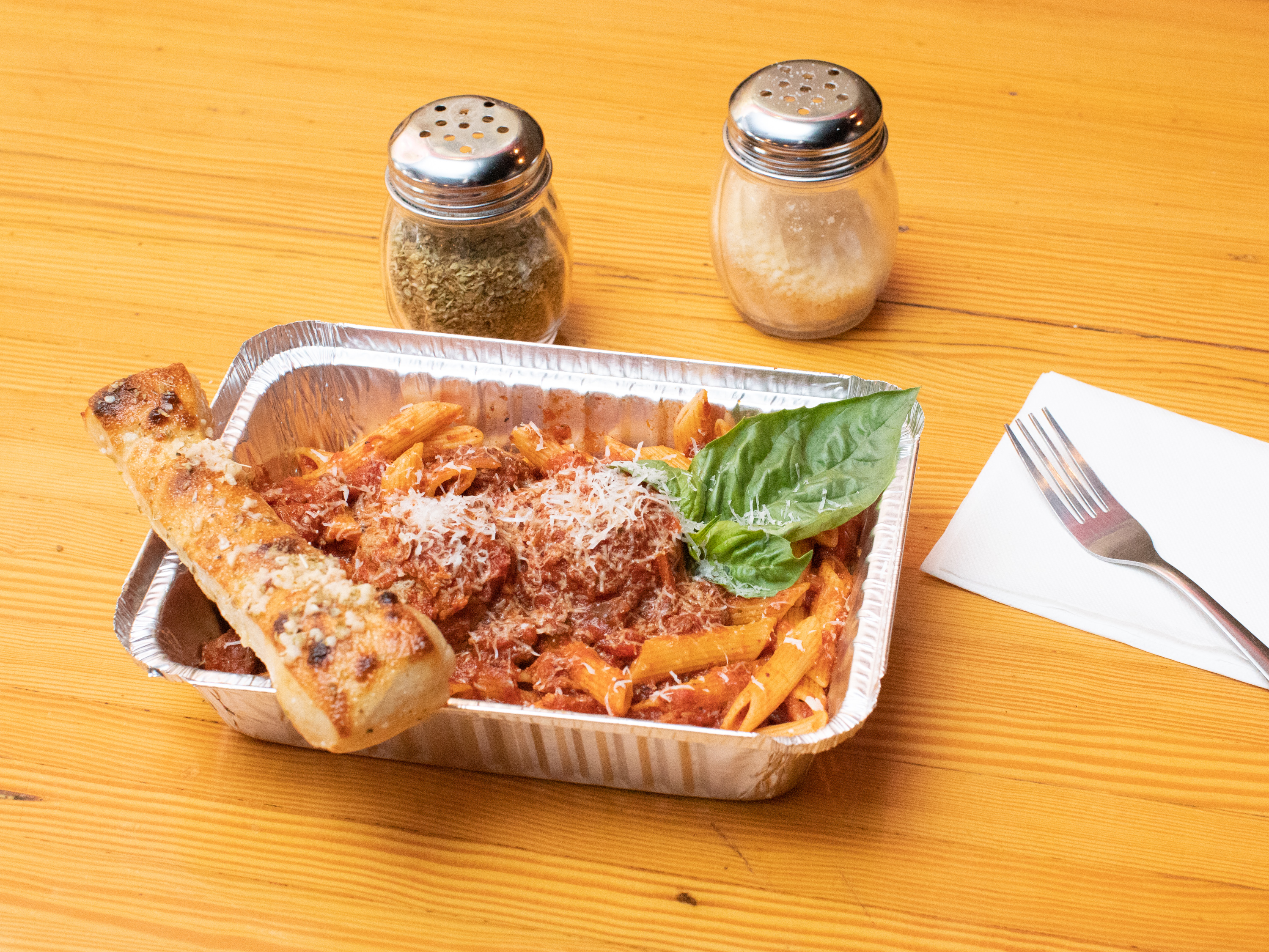 Order Penne with Meatballs food online from Noli Pizzeria store, Omaha on bringmethat.com