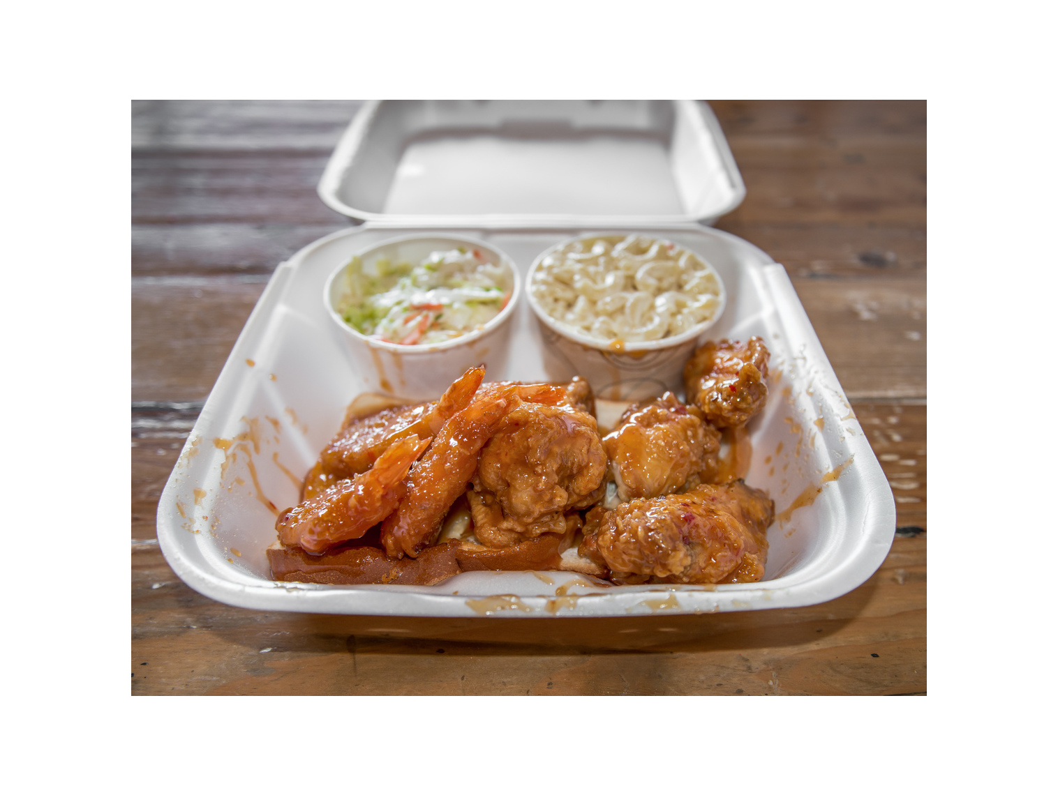 Order Shrimp and Wing Combo Dinner food online from Country Sweet Chicken & Ribs store, Rochester on bringmethat.com