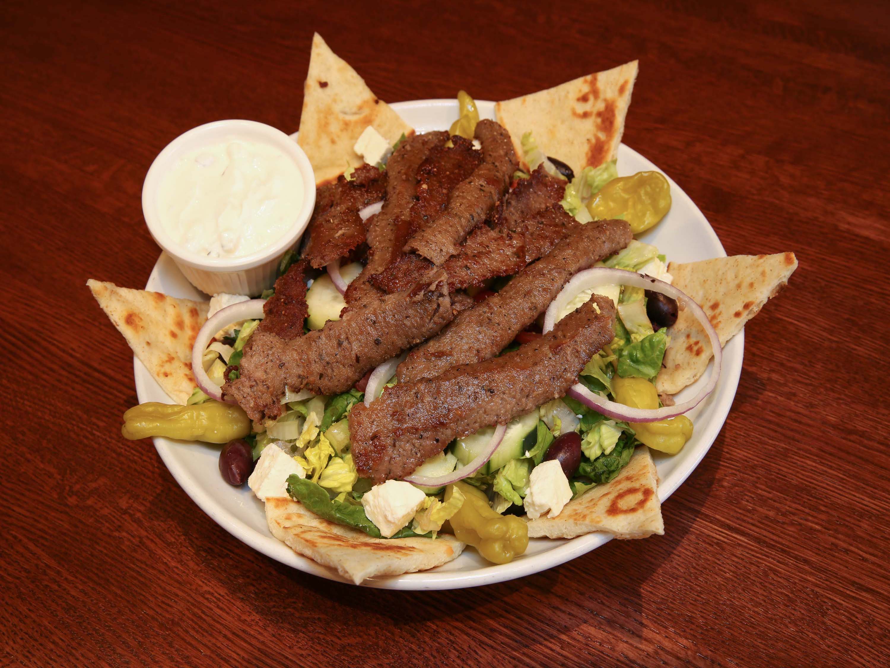 Order Mediterranean Salad food online from Yiayia Cafe store, Hinsdale on bringmethat.com