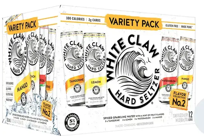 Order White Claw Variety Pack #2 , 12pk-12oz spiked sparkling water (5.0% ABV) food online from Van Ness Liquors store, San Francisco on bringmethat.com