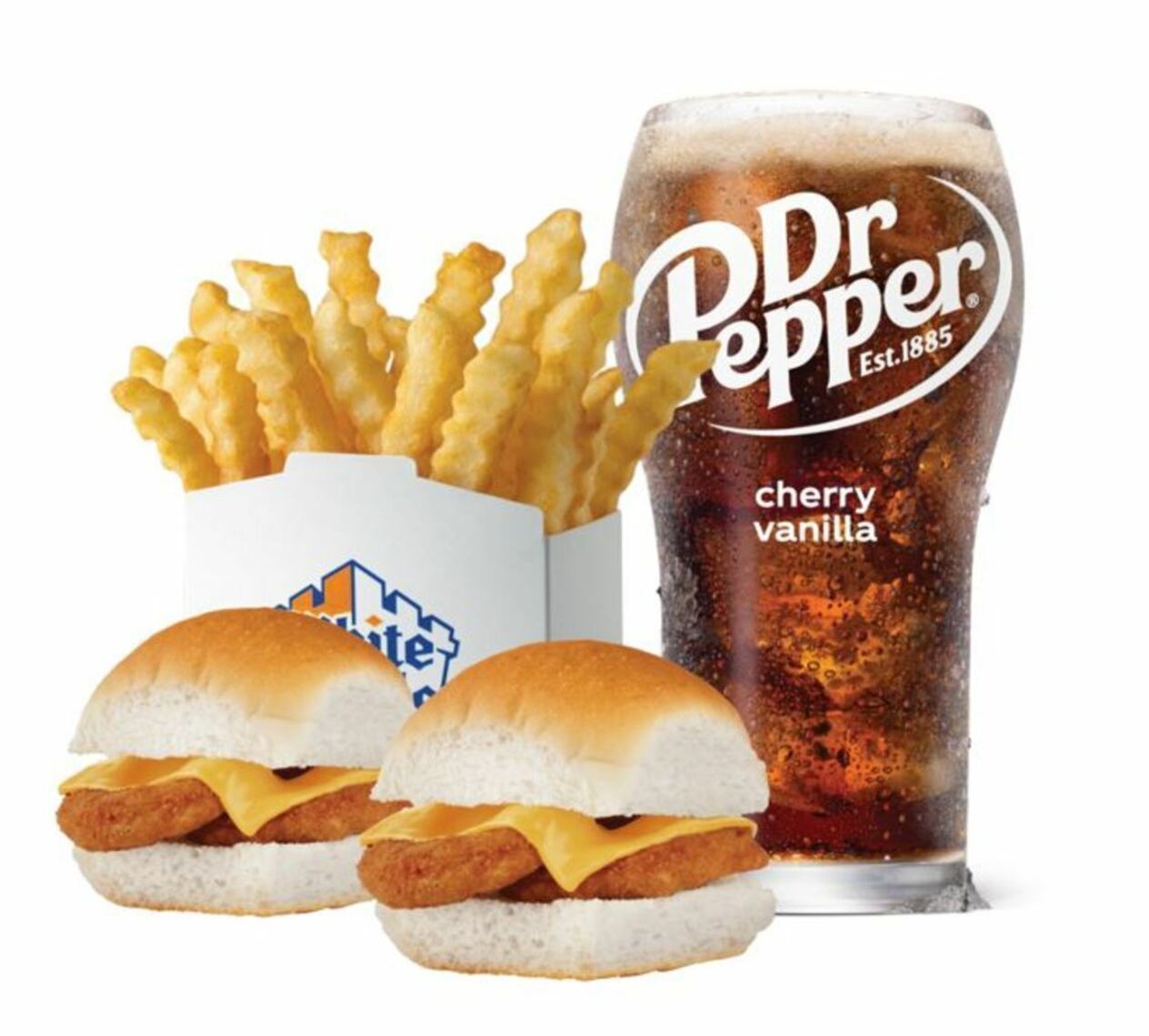 Order CHICKEN RING SLIDER MEAL CAL 730-1120 food online from White Castle store, Franklin Park on bringmethat.com