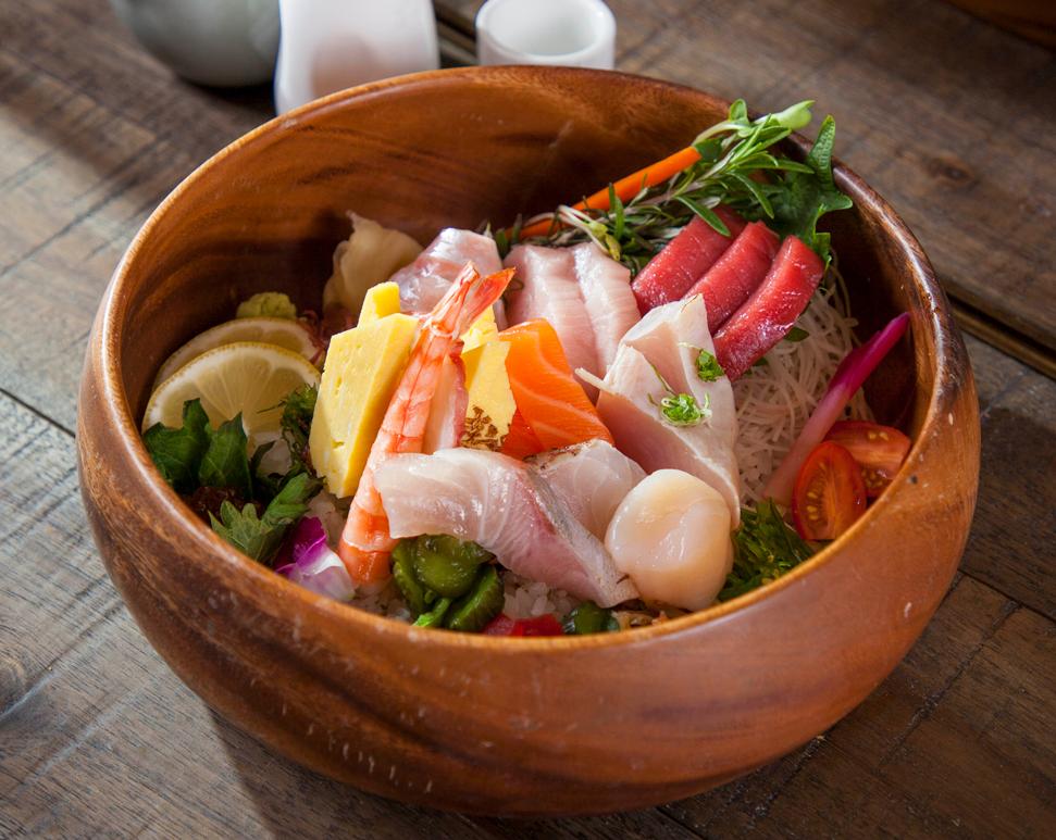 Order Chirashi Bowl food online from Kopan Ramen 2 And Tofu House store, Burbank on bringmethat.com