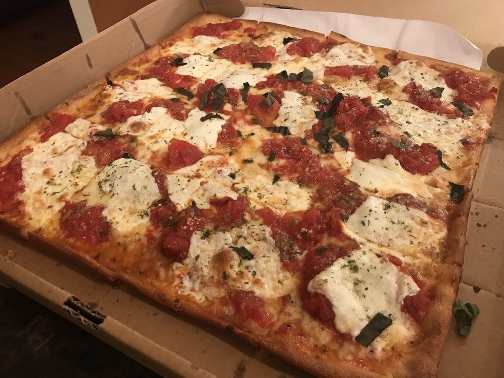 Order Brooklyn Square Tomato Pizza - Pizza food online from Poppy's Pizzeria store, Langhorne on bringmethat.com