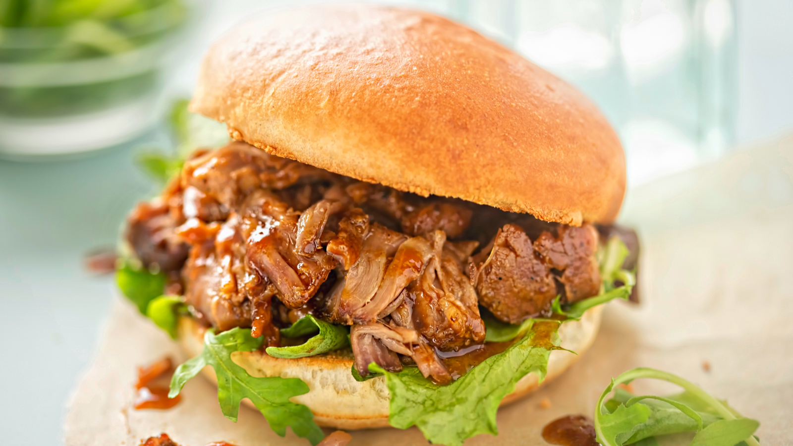 Order Chopped BBQ Sandwich food online from Danny's Desserts store, Amityville on bringmethat.com