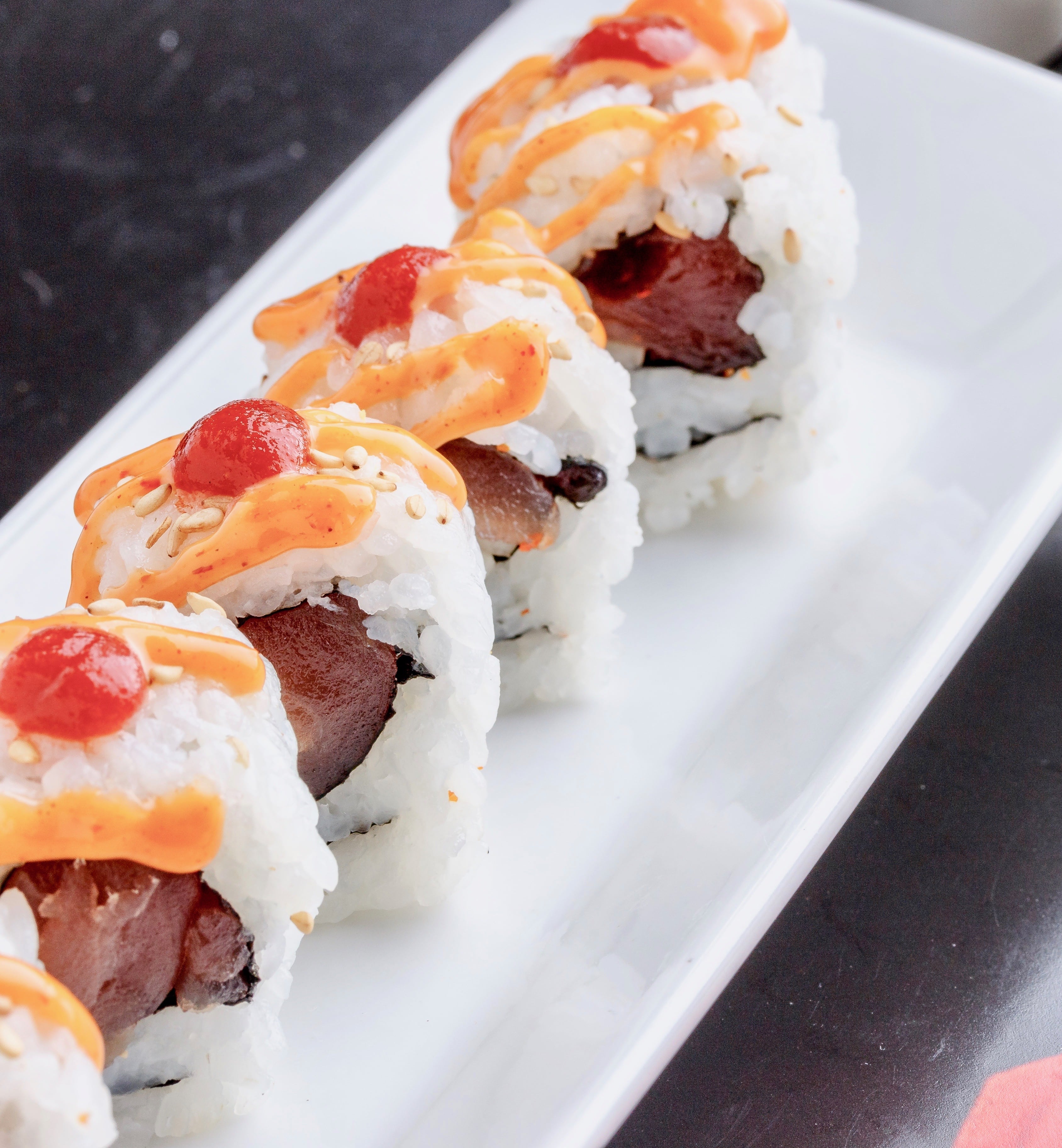 Order Spicy Tuna Makimono food online from Koi Japanese Sushi Bar & Lounge store, Beaumont on bringmethat.com