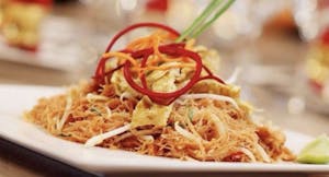 Order Korat-Singapore Noodles food online from Golden Triangle Cuisine store, Los Gatos on bringmethat.com