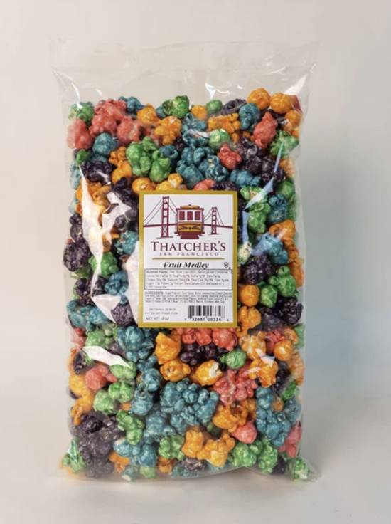 Order Fruit Medley - 12 Oz food online from Thatcher's Special Popcorn store, San Francisco on bringmethat.com