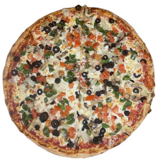 Order Garden Pizza food online from Mac Pizza & Wings store, Richmond on bringmethat.com