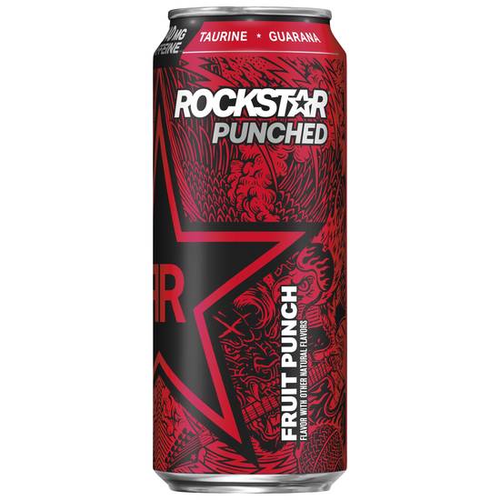 Order Rockstar Punched Energy Drink Fruit Punch Can (16 oz) food online from Rite Aid store, HAMBURG on bringmethat.com