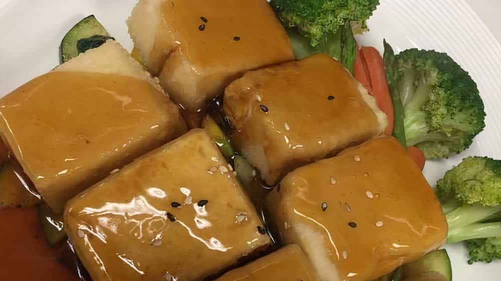 Order Fried Tofu Teriyaki food online from Izumi Japanese Steak House & Sushi Bar store, Windsor Locks on bringmethat.com