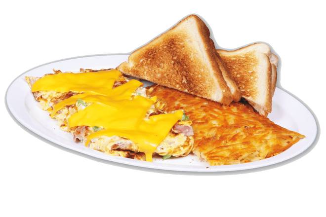 Order Ham and Cheese Omellet food online from Tam's Burgers store, Los Angeles on bringmethat.com
