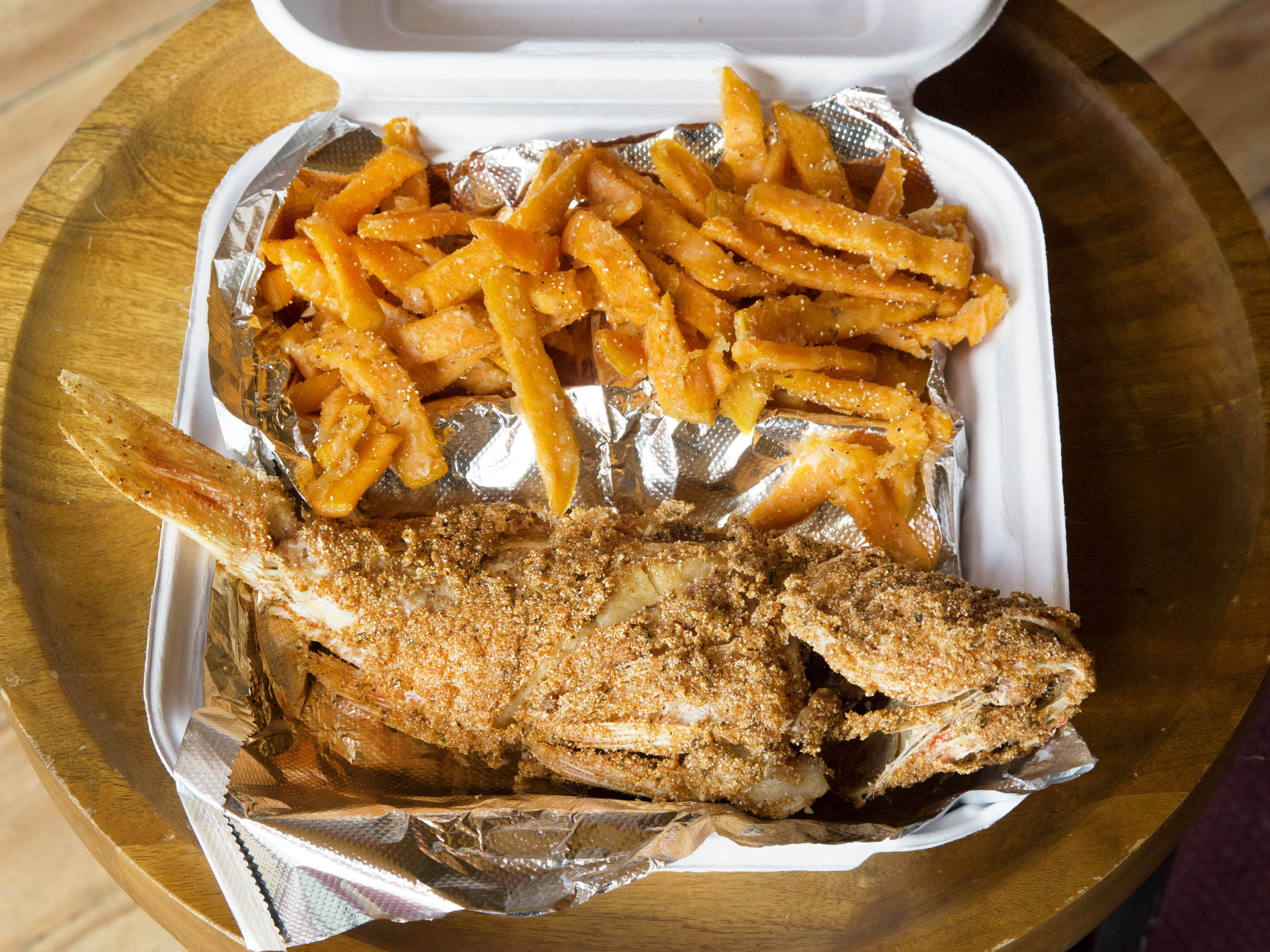 Order Red Snapper Dinner food online from Flavors Hand pk Ice Cream Shop store, Albany on bringmethat.com