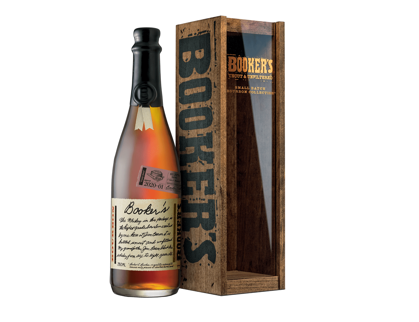 Order Booker's Bourbon ( 750 ML ) food online from Friends Snacks store, San Francisco on bringmethat.com