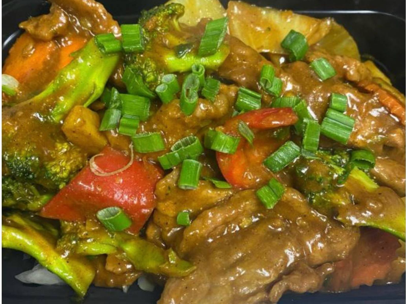 Order Curry Beef food online from Rice Bowl Cafe store, Austin on bringmethat.com