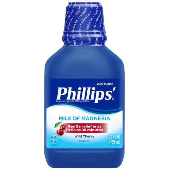 Order Phillips' Milk of Magnesia Wild Cherry (26 oz) food online from Rite Aid store, Cortland on bringmethat.com
