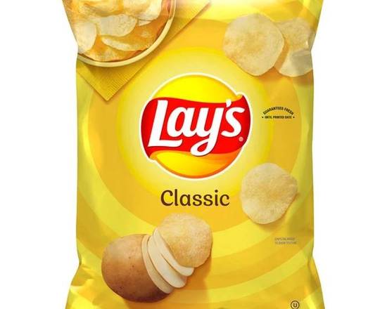Order Lay's Classic Potato Chips (8 oz) food online from Ctown Supermarkets store, Uniondale on bringmethat.com