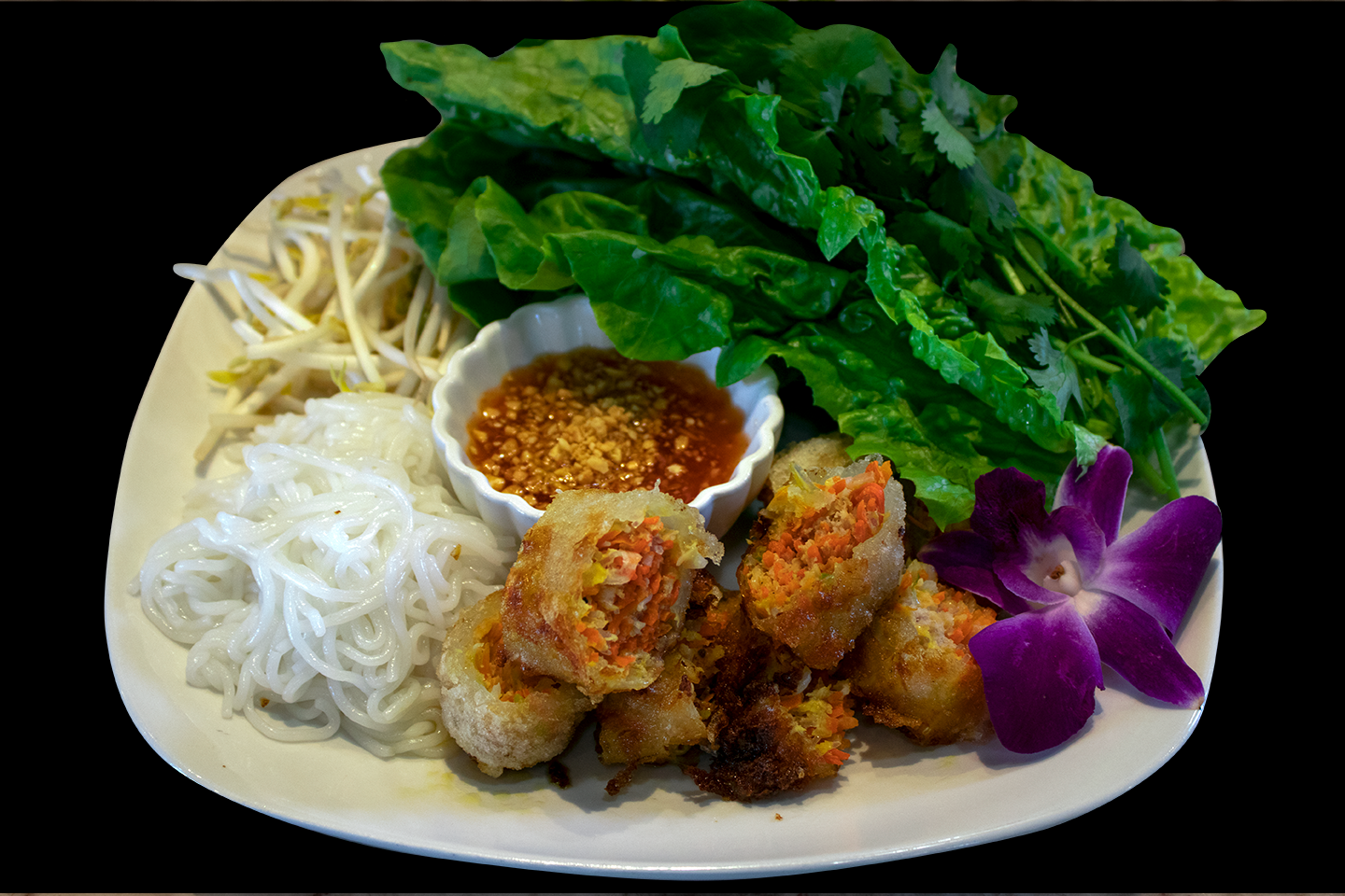 Order A.3 VIETNAMESE ROLLS (4) food online from Thai Lucky Restaurant store, San Antonio on bringmethat.com