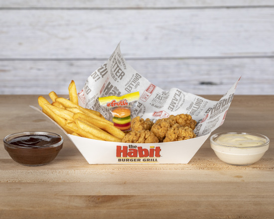 Order Kids Crispy Chicken Bites food online from The Habit Burger Grill store, Santa Barbara on bringmethat.com