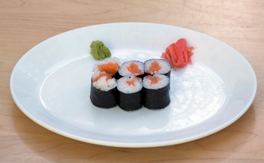 Order SALMON MAKI ROLL food online from Sushi Zushi store, Austin on bringmethat.com