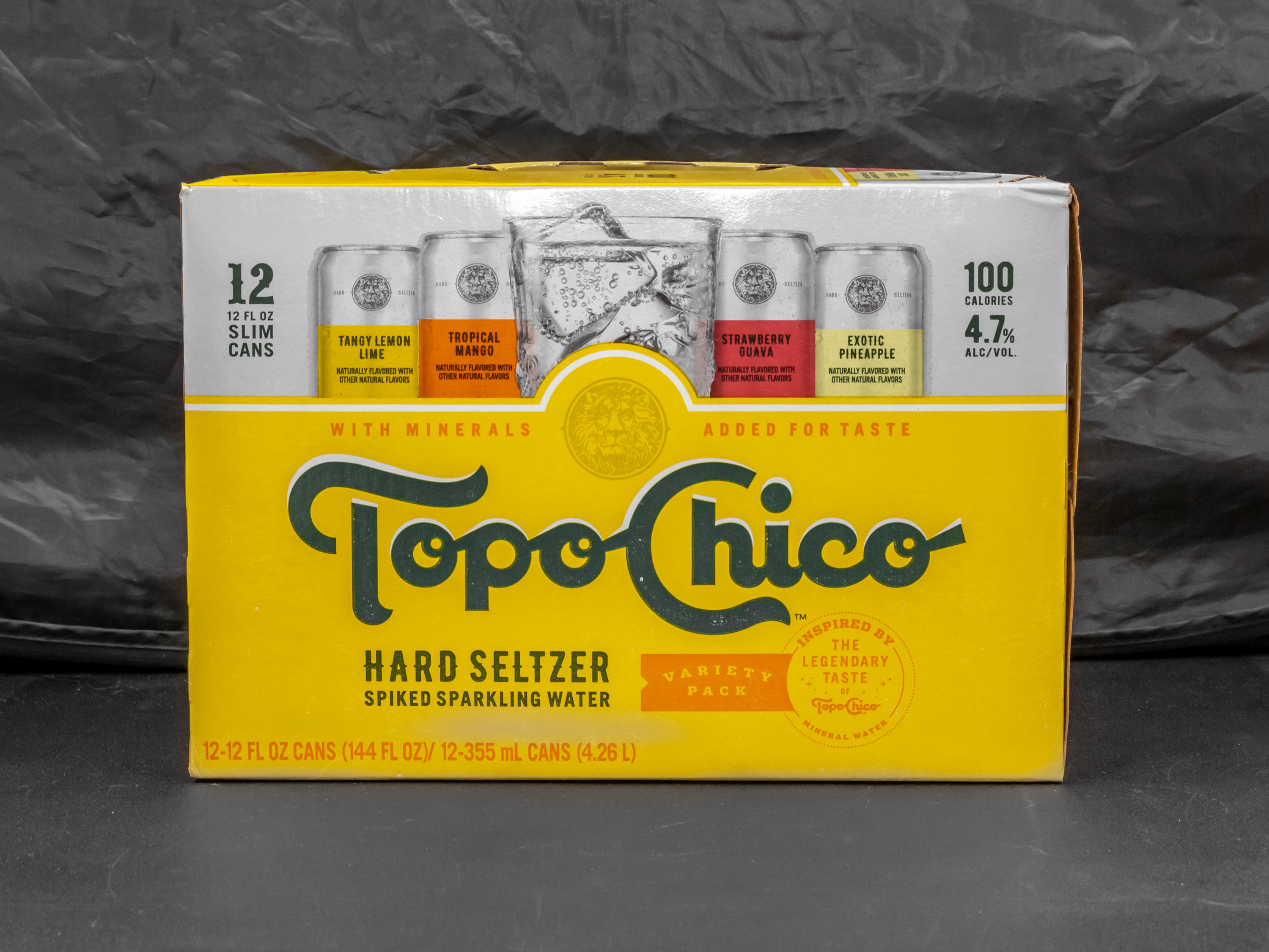 Order Topo Chico hard seltzer spiked sparkling water,12pk-12oz can(4.7%Abv) food online from Gold Crown Liquors store, Chicago on bringmethat.com