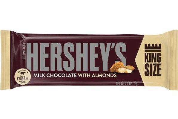 Order Hershey's Almond King Size food online from Shell store, Gaithersburg on bringmethat.com