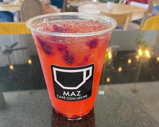 Order The Dragon Refresher  food online from Maz Café Con Leche store, Santa Ana on bringmethat.com