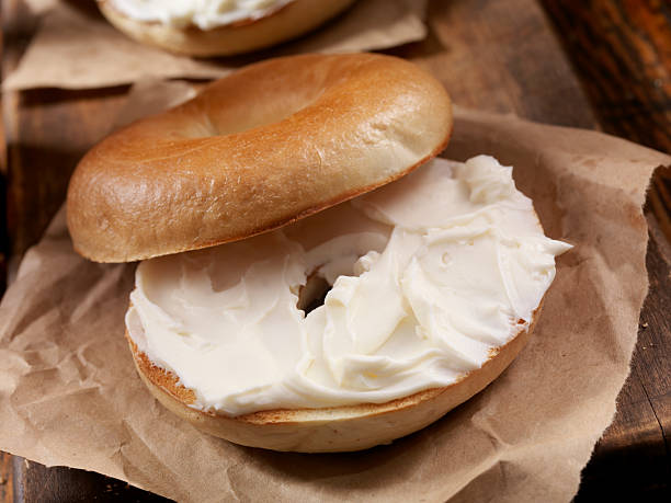 Order Bagel with Cream Cheese food online from Cafe Deli-Cious store, New York on bringmethat.com