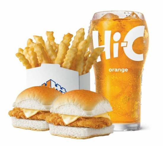 Order CHICKEN BREAST SLIDER COMBO CAL 790-1160 food online from White Castle store, Corydon on bringmethat.com