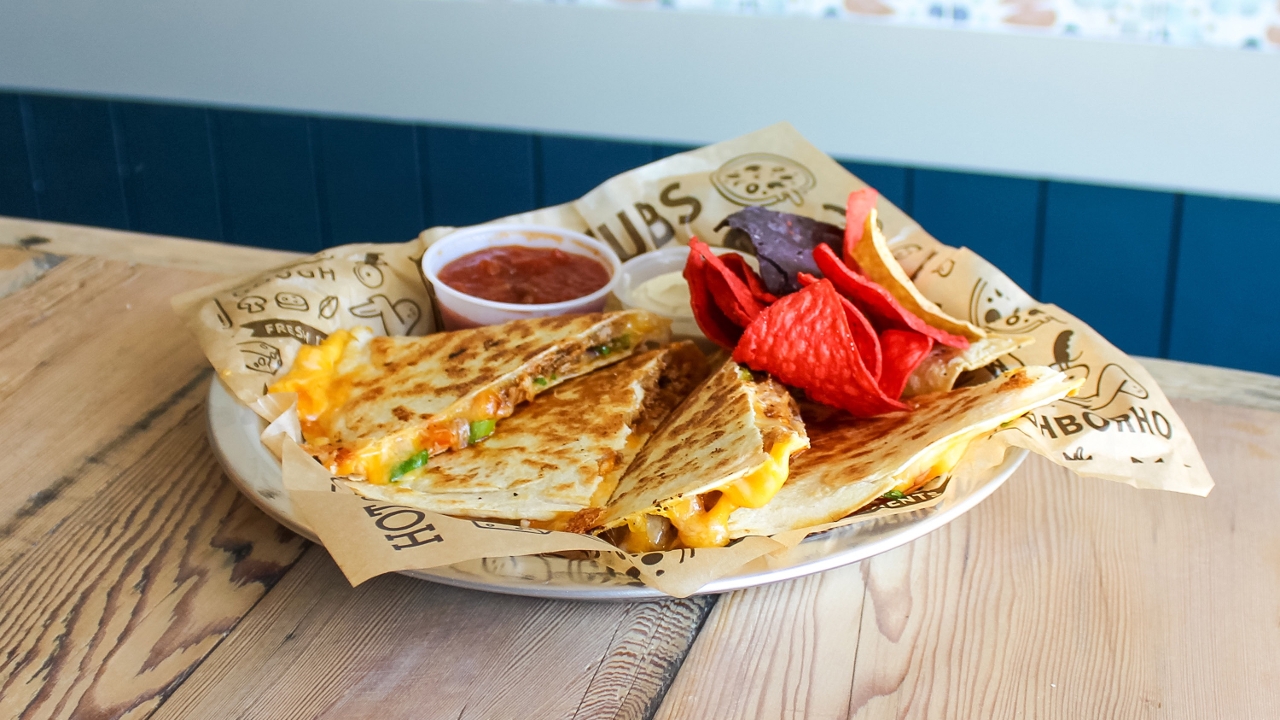 Order Buffalo Chicken  Quesadilla food online from Spinners store, Albany on bringmethat.com