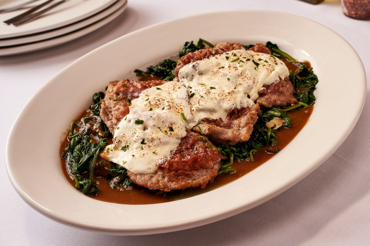 Order Veal Saltimbocca food online from Carmine's store, Atlantic City on bringmethat.com