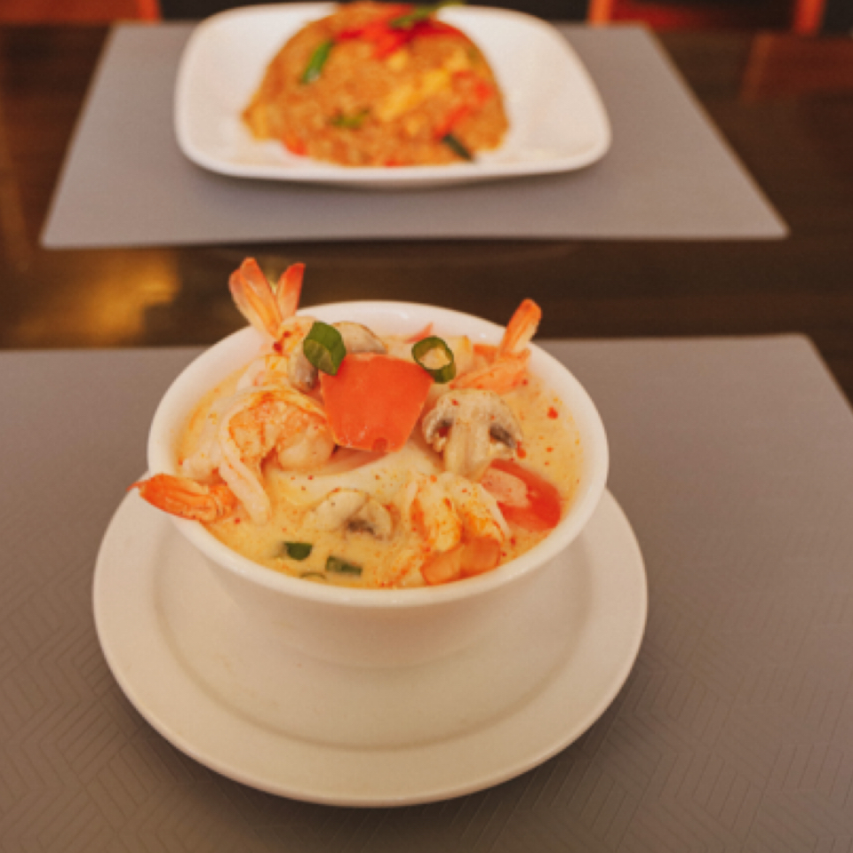 Order 2. Tom Kha Soup food online from Hug Thai Restaurant store, Pittsburgh on bringmethat.com